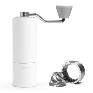 Ручна кавомолка Timemore Chestnut з металевими жорнами — точний помел для пуроверу, V60, Chemex та Aeropress